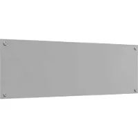 vidaXL Küchenrückwand Hellgrau 120 x 40 cm Gehärtetes Glas