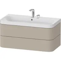 Duravit HP4348E6060 WTU m. Happy D.2 Plus, 2 SchK., 2 HL,