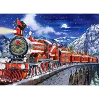 Castorland Puzzle 200 Teile Der Weihnachtsmann kommt in die Stadt universal