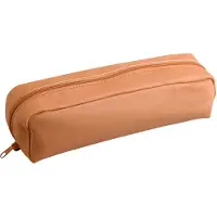 Clairefontaine 6x Schlampermäppchen aus Leder Naturton 22x5x3cm Natur 8300C