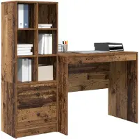 vidaXL Schreibtisch Altholz 135,5 x 50 x 127 cm 2 stk.