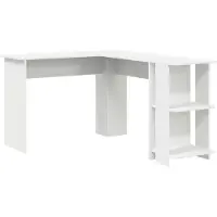 vidaXL Eck-Schreibtisch Weiß Holzwerkstoff 140 x 113,5 x 75 cm