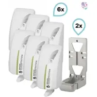 Blanc HYGIENIC SET: Haut- & Händedesinfektion 6x 1-Liter, 12.000 Anwendungen + 2x Lavela Spender - PRODUKTSET