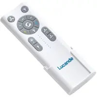 LUCANDE Moneno Smart LED-Deckenventilator, schwarz, DC, Tuya - , Moneno, dimmbar, Schwarz, für Wohnzimmer, Metall, Modern