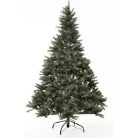 VIVANNO Weihnachtsbaum Kunststoff JODLA 180 Konisch, Grün naturgetreu - 127x127x180 cm