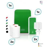 Blanc HYGIENIC KOMPLETT-SET Waschraum SENSOR: Handtuchrollenspender SENSOR + 2 TAD Handtuchrollen + Schaumseifenspender SENSOR + 2 Kartuschen