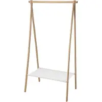 Wellhome - Bambus Garderobe mit Ablage 86x57x155cm