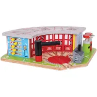 Bigjigs Rail Exklusives Depot für 5 Züge