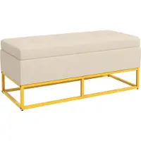EStore Sitzbank-110L x 44B x 49H cm-Beige | Gr.: onesize