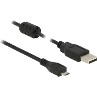 DeLOCK - USB-Kabel - USB (M) zu Micro-USB Typ B (M) - USB 2.0 - 5 m - Schwarz