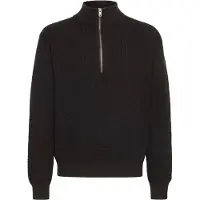 !Solid Troyer SOLID "Troyer SDRiver", Herren, Gr. L, schwarz (true schwarz), Obermaterial: 100% Baumwolle CO., Pullover Troyer
