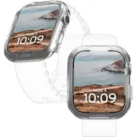 Uag Scout | Bumper Case für das Apple Watch 7 / 8 / 9 - 45 mm - Clear