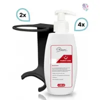 Blanc HYGIENIC SET: Mini Fix-System - 2x Mini Fix Spender + Hautpflegecreme, regenerierend, sehr ergiebig, 4x300 ml