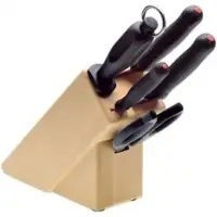 Giesser Messerblock PrimeLine, 5-teilig, aus Buche 9891 b5 pl , 1 Messerblock