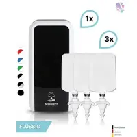 Blanc HYGIENIC SET: Desinfektionsspender SENSOR, berührungslos Blanc Cosmos + 3x 1-L Haut- und Händedesinfektion - PRODUKTSET