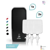 Blanc HYGIENIC SET: Desinfektionsspender SENSOR, berührungslos Blanc Cosmos + 3x 1-L Haut- und Händedesinfektion - PRODUKTSET
