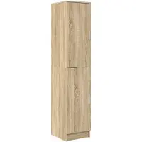 vidaXL Highboard Sonoma-Eiche 35 x 39 x 168 cm
