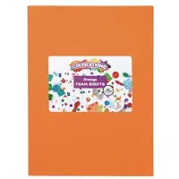 Colorations – Schaumstoffplatten, orange, 10 Stück