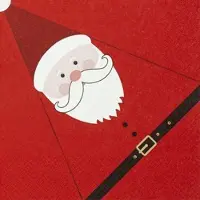 Home Fashion , Fold me Santa, Lunch-Servietten aufgefaltetes Maß 33 cm x 33 cm, im Viertelfalz, 20 Stück pro Pack, 12 Pack pro Karton