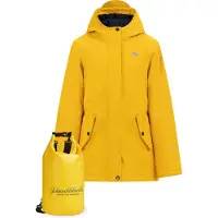 Schmuddelwedda Anorak + Tagesrucksack - SET Mädels dunkelgelb
