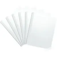 Böttcher-AG Thermobindemappen A4, 8mm, 80 Blatt, Hochglanz-Karton, weiß, 100 Stück