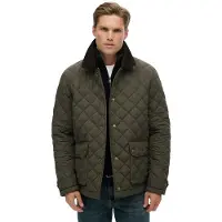 Superdry für Herren. M5012270A Gesteppte Estate Coach Jacke grün (M), Lässig, Recyceltes Polyester, Nachhaltig