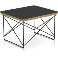 Vitra - Eames Occasional Table LTR, HPL schwarz / basic dark