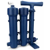TWaLa Manual Water Purifier 3-Stufen Filtersystem mit Handpumpe Outdoor