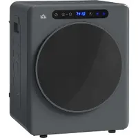 HOMCOM Mini Ablufttrockner 5 kg Wäschetrockner mit Desinfektion, 6 Programmen