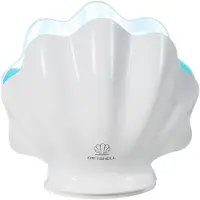 Dopwii Sternenhimmel Projektor LED Nachtlicht, Muschel Design, 7 Farben, Timer & Fernbedienung, wiederaufladbar, für Kinderzimmer & Schlafzimmer