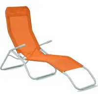 AGA Garten-Liegestuhl SIESTA Orange