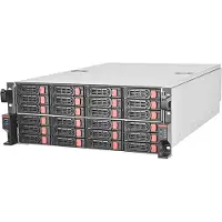 Silverstone SST-RM43-324-RS - 4U 24-bay 2.5" / 3.5" HDD rackmount storage chassis with Mini-SAS HD S