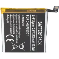 AccuCell Akku passend für den ONEPLUS 3T Akku BLP633, 3T Dual SIM, A3010, Rain