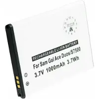 Merkloos Akku passend für Samsung Galaxy Ace Plus Akku, Samsung Galaxy Mini 2, Samsung GT-S6500, Samsung GT-S7500, 1200mAh