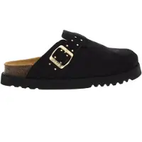 Scholl Clog Damen Benny Wildleder Black-Schuhgröße 39