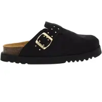 Scholl Clog Damen Benny Wildleder Black-Schuhgröße 41