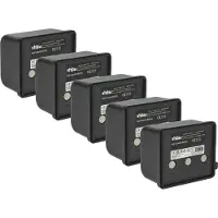 VHBW 5x Akku Ersatz für Itowa BT7223, BT7223MH für Fernbedienung Remote Control (2000 mAh, 7,2 V, NiMH)
