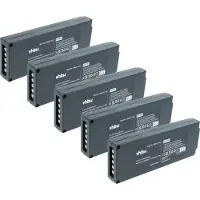 VHBW 5x Akku Ersatz für Cattron Theimeg BT081-00053, B5018-00061 für Fernbedienung Remote Control (2000 mAh, 10,8 V, NiMH)
