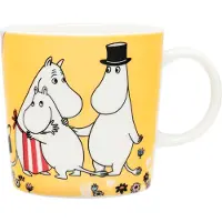 Arabia Tasse ''Family Time'' in Gelb/ Weiß - 300 ml - onesize