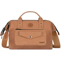 Cabaia Handtasche Umhängetasche Adventurer Nubuck Crossbody Moscow hellbraun