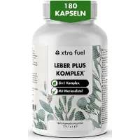 XTRA FUEL Leber Komplex - Kur mit Mariendistel, Artischocke & Löwenzahn 125 g Kapseln