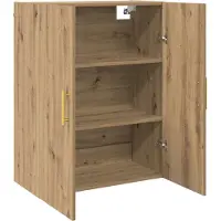 vidaXL Wandschrank Artisan-Eiche 69,5 x 34 x 90 cm Holzwerkstoff