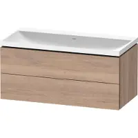 Duravit L-Cube c-shaped Set wandhängend, 2 Schubkästen, ohne Überlauf, ohne Hahnloch, 1000x480x480mm, LC6952N55550000