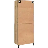 vidaXL Highboard 2 Stk. Artisan-Eiche 69,5 x 34 x 180 cm Holzwerkstoff