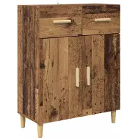 vidaXL Sideboard Altholz 34 x 69,5 x 89 cm Holzwerkstoff