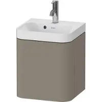 Duravit Möbelwaschtisch Happy D.2 Plus 40x36cm, 1 T, An r, m HL, st-g s-matt