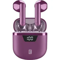 Cellularline SEEK PRO, True Wireless Stereo (TWS), Anrufe/Musik, 90 g, Kopfhörer, Violett