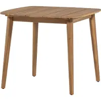 Woood Kris Gartentisch 90X90 Cm Akazienholz Natur