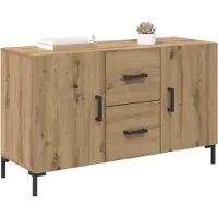 vidaXL Sideboard Artisan-Eiche 100 x 36 x 60 cm Holzwerkstoff