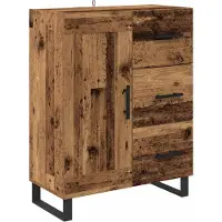 vidaXL Sideboard Altholz 69,5 x 34 x 90 cm Verbundholz und Eisen